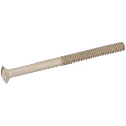 Vis seule - Hoppe - Pour poignée de porte - Nickelée - 1Pc - Diamètre vis : 4 mm - 70mm - Filetage : M4